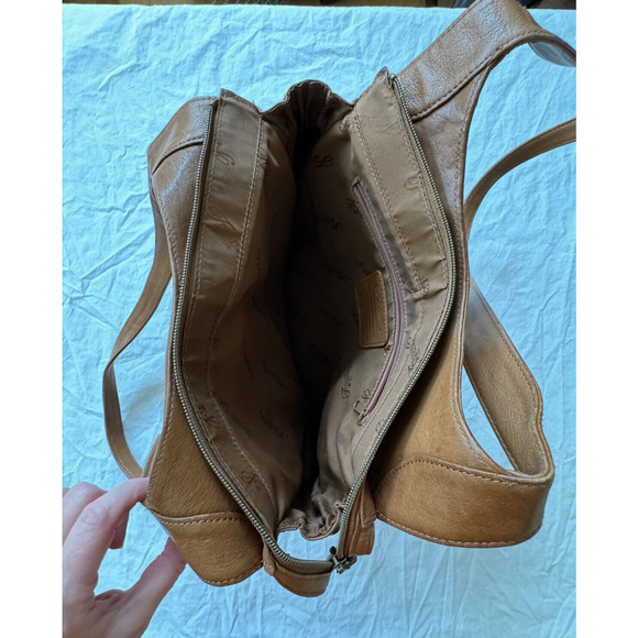 Fossil 1954 Pebble Leather Brown Purse 75082 Crossbody Shoulder Bag Adjustable - Picture 6 of 11